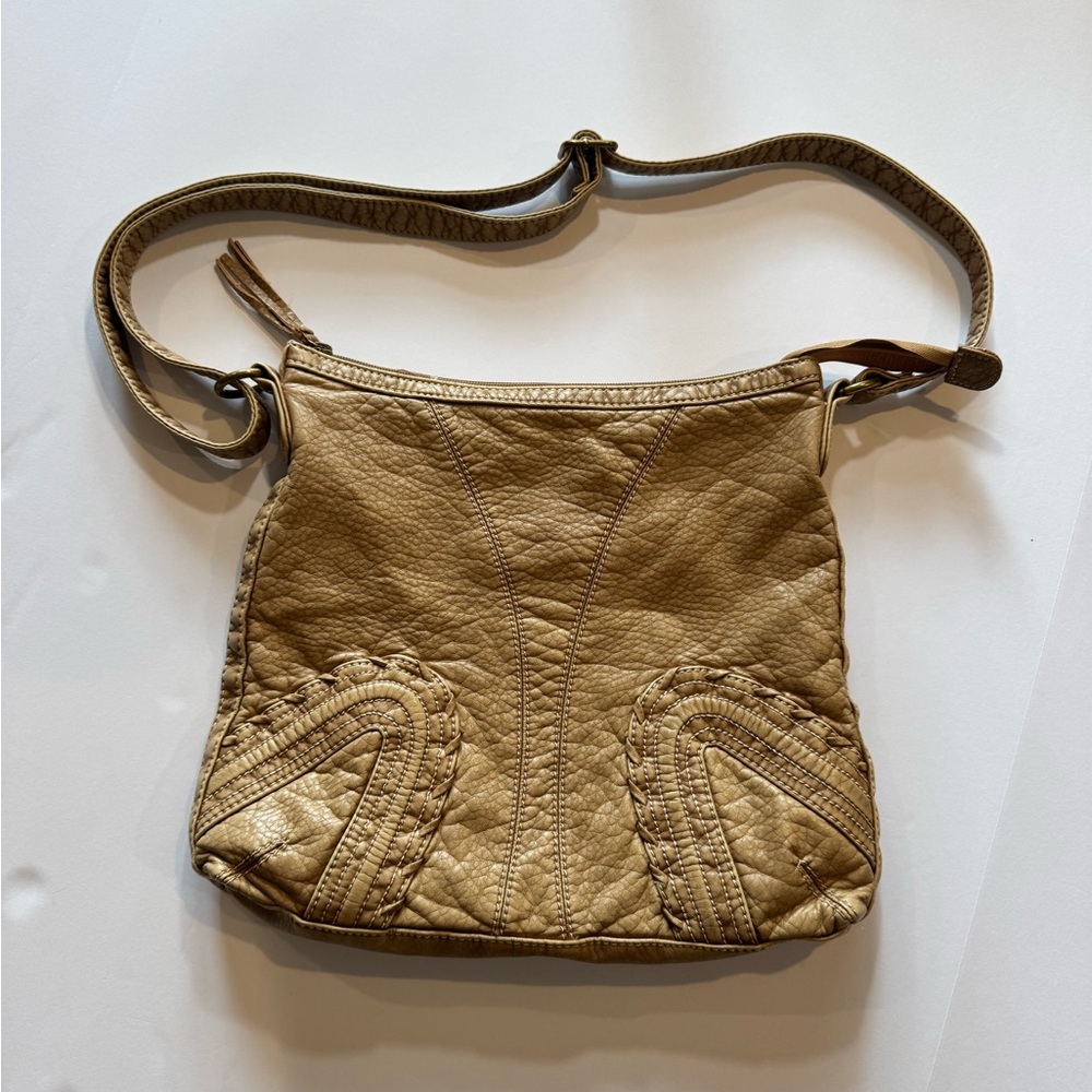 Elegant Tan Crossbody Bag
